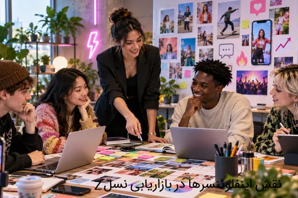 نقش اینفلوئنسرها در بازاریابی نسل Z